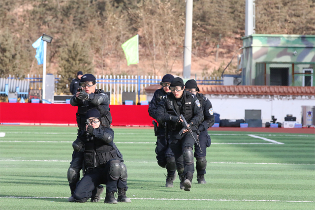 全国公安特警维稳处突实战汇报演练内蒙古分会