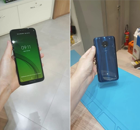 Moto G7 Power真机曝光 刘海屏加持5000mAh超大电池