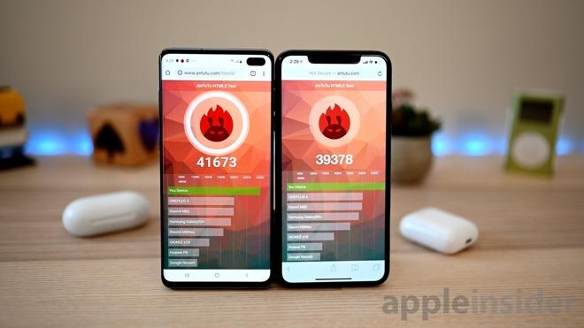 跑分对比：Galaxy S10+ vs. iPhone XS Max