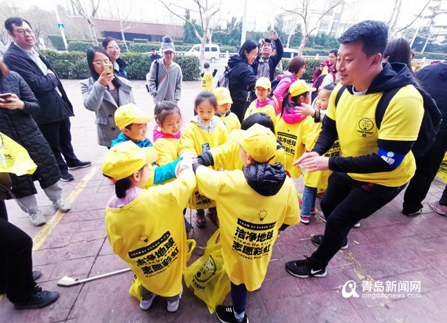 爱护环境从我做起 基隆路小学小朋友变身环保小