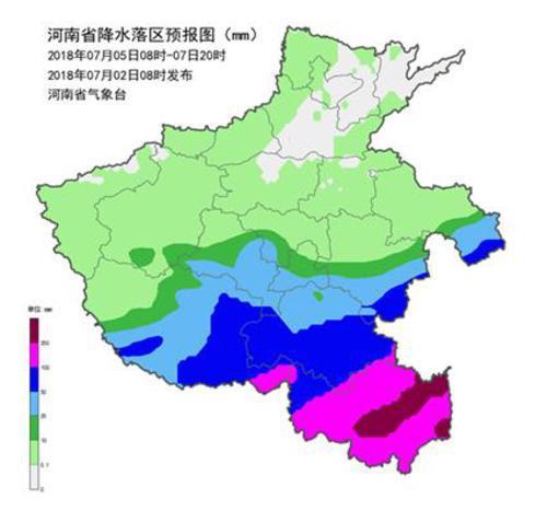 3日到7日河南将出现两次强降水天气 注意出行安全